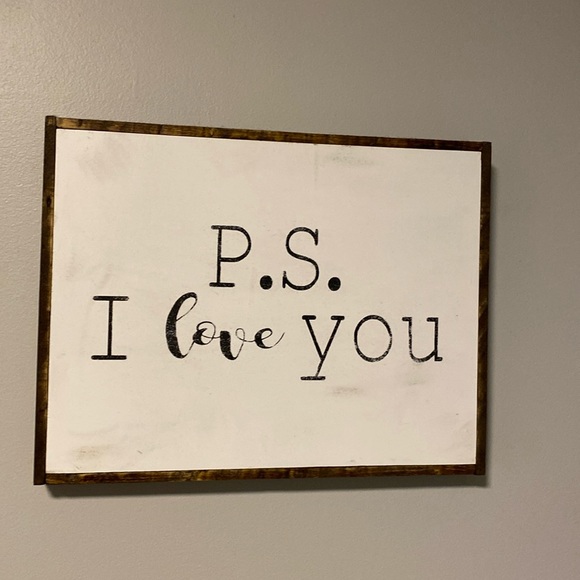 16 x12.5 wooden sign - Picture 1 of 3